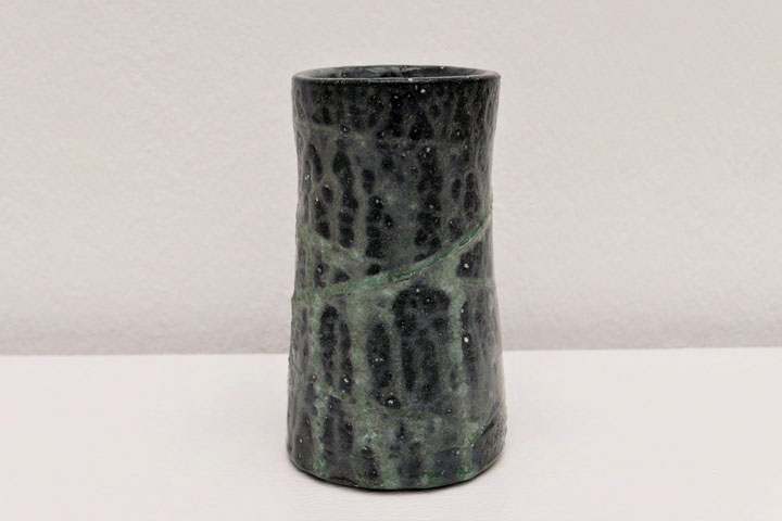 Vase, Porzellan, Salz-Holzbrand, Höhe 22 cm